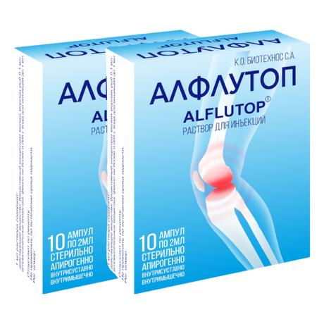 Фото Набор 2уп Алфлутоп амп 2мл 10шт