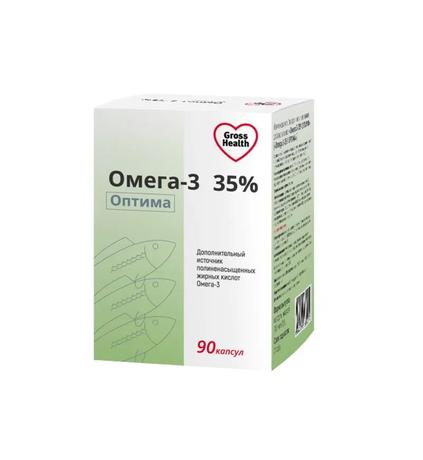 Фото Gross Hertz омега 3-35% оптима капсулы 1400 мг №90