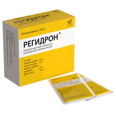 Фото Регидрон, порошок пакетики 18.9 г, 20 шт.