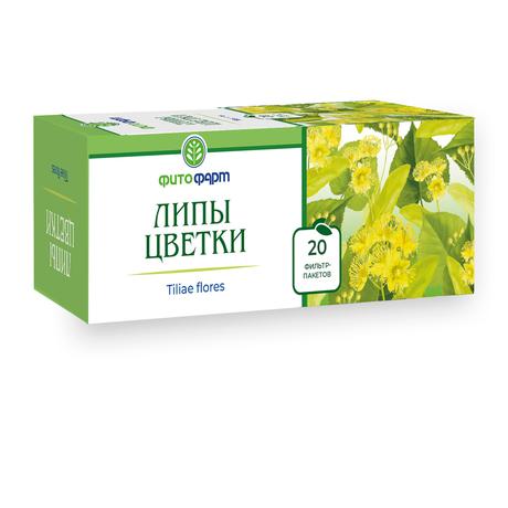 Фото Липы цветки, пакетики 1,5 г (Фитофарм), 20 шт.