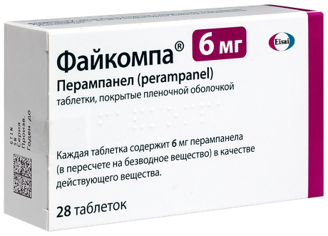 Фото Файкомпа, таблетки, покрытые пленочной оболочкой, 6 мг, 28 шт.