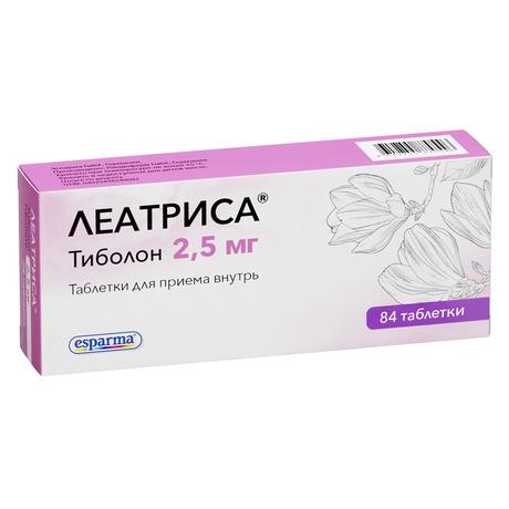 Фото Леатриса, таблетки 2,5 мг, 84 шт.