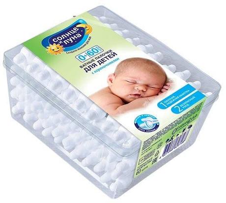 Фото Ватные палочки Солнце и Луна Eco с ограничит (+промо 50%) х60