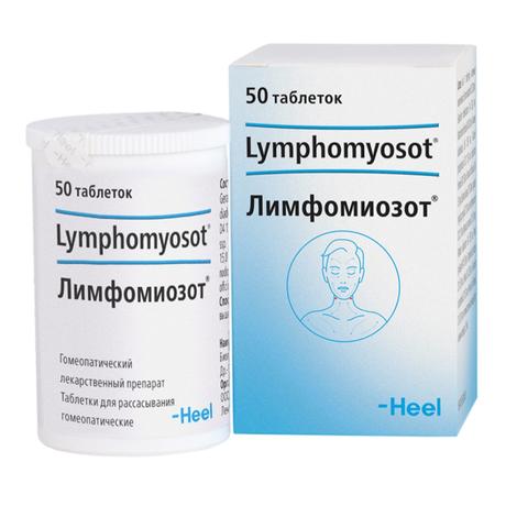 Фото Лимфомиозот, таблетки для рассасывания гомеопатические, 50 шт.