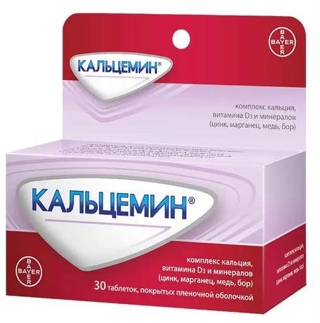 Фото Кальцемин, таблетки покрыт. плен. об., 30 шт.