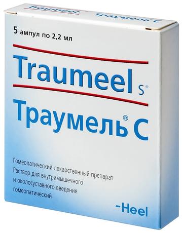 Фото Траумель С, раствор для инъекций, ампулы 2,2 мл, 5 шт.