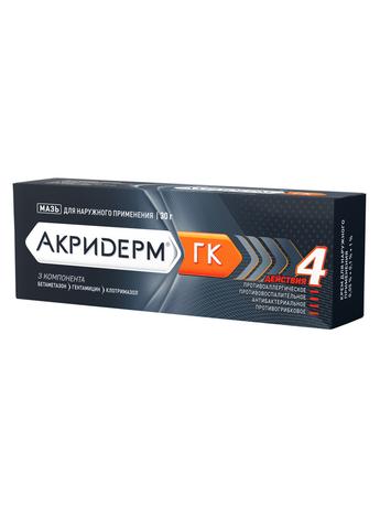 Фото Акридерм ГК, мазь 30 г