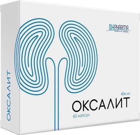 Фото Оксалит, капсулы массой 406 мг, 60 шт.