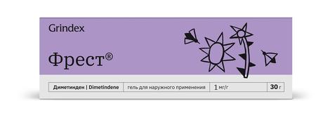 Фото Фрест, гель для наружного применения 1 мг/г, туба 30 г