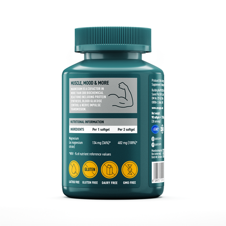 Фото UESUPPS Ультра Энерджи Магния Цитрат, капсулы, 90 шт.