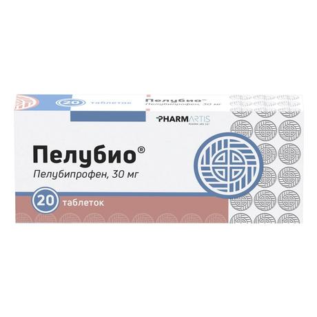 Фото Пелубио, таблетки 30 мг, 20 шт.