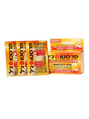 Фото Престогель, салфетки влажные при геморрое, 10 шт.