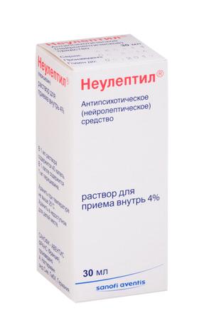 Фото Неулептил, раствор 4%, 30 мл