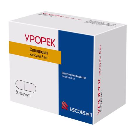 Фото Урорек, капсулы 8 мг, 90 шт.