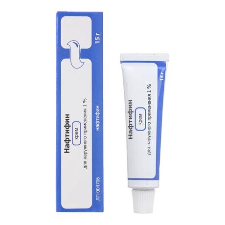 Фото Нафтифин, крем для наружного применения 1%, 15 г 