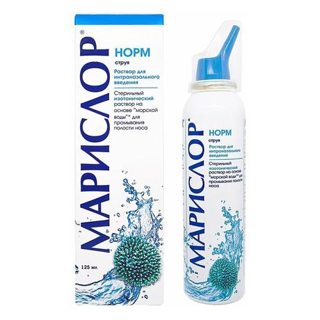 Фото Марислор, раствор для интраназального введения Норм струя, 125 мл