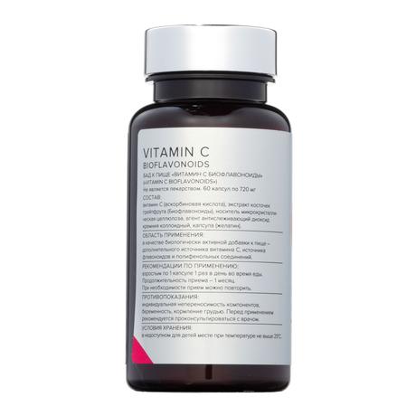 Фото ELEMAX Витамин С биофлавоноиды, капсулы 720 мг, 60 шт.