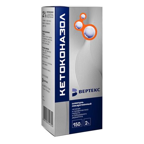 Фото Кетоконазол, шампунь лекарственный 2%, 150 г