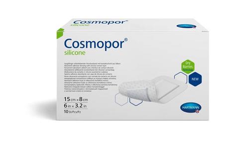 Фото Hartmann Cosmopor Silicone, повязка сорбционная (с контактн. слоем из силиона) 15 х 8 см, 10 шт.