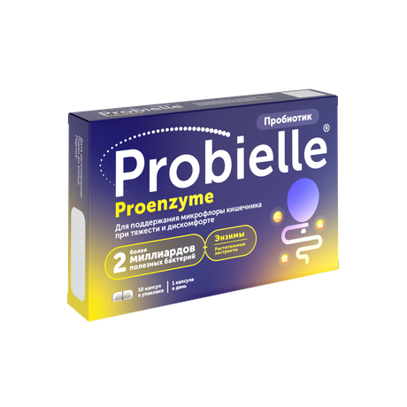 Фото Пробиэль Проэнзим капсулы, 10 шт.