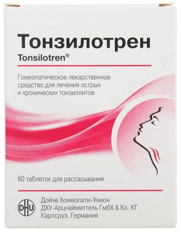 Фото Тонзилотрен, таблетки для рассасывания, 60 шт.