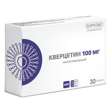 Фото Липосомальный кверцетин капсулы 100 мг, 30 шт.