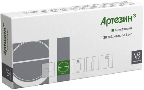 Фото Артезин, таблетки 4 мг, 30 шт.