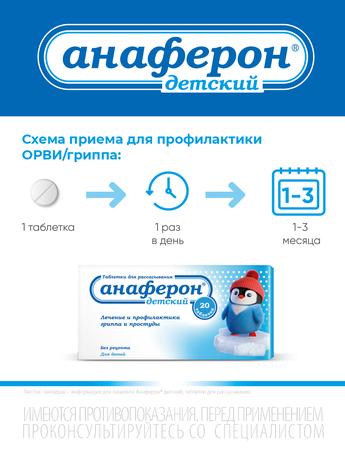 Фото Анаферон детский, таблетки для рассасывания, 20 шт.