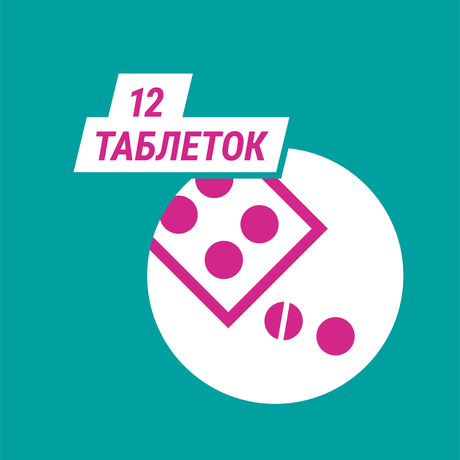 Фото Гевискон Двойное Действие, таблетки жевательные (мята), 12 шт.