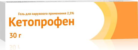 Фото Кетопрофен, гель 2.5%, 30 г (Озон)