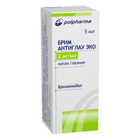 Фото Брим Антиглау ЭКО, капли глазные 2 мг/мл, 5 мл