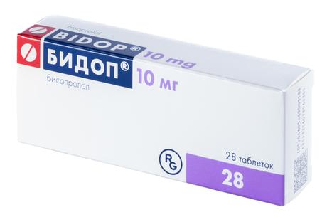 Фото Бидоп, таблетки 10 мг, 28 шт.