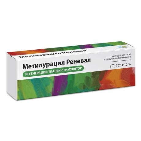 Фото Метилурацил Реневал, мазь 10 %, 25 г