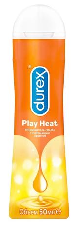 Фото Дюрекс Гель-смазка Плэй Heat, 50 мл, с согревающим эффектом, 1 шт.