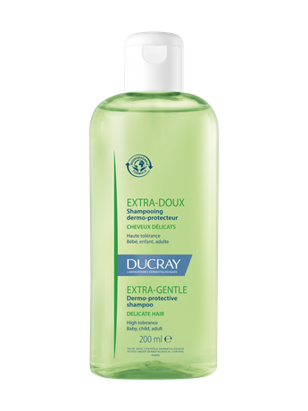 Фото Ducray Extra-Doux, защитный шампунь для частого применения без парабенов, 200 мл