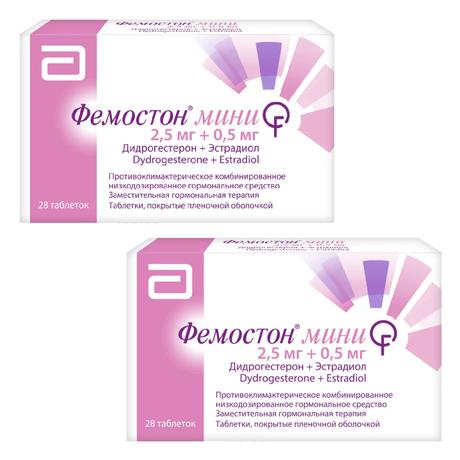 Фото Набор 2уп Фемостон Мини таб п/п/об 2.5+0.5мг 28шт