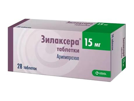 Фото Зилаксера, таблетки 15 мг, 28 шт.