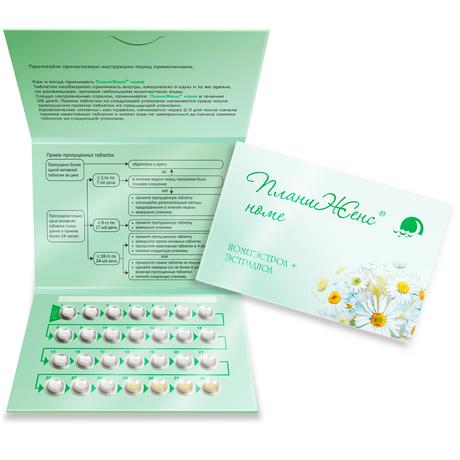 Фото ПланиЖенс номе, таблетки 2,5 мг + 1,5 мг, 28 шт.
