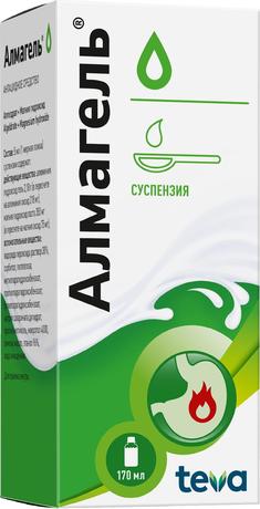 Фото Алмагель, суспензия, 170 мл