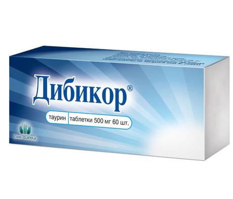 Фото Дибикор, таблетки 500 мг, 60 шт.