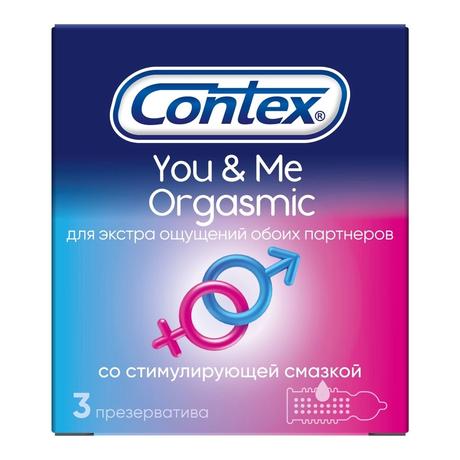 Фото Contex Презервативы You&Me Orgasmic, 3 шт.