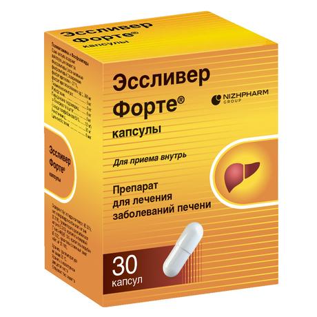 Фото Эссливер форте, капсулы, 30 шт.