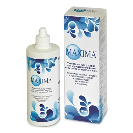 Фото Maxima Раствор для контактных линз 100 мл, 1 шт.