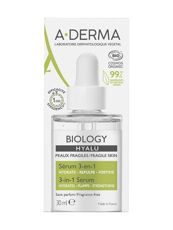 Фото A-Derma Biology Hyalu, сыворотка 3 в 1 для хрупкой кожи, 30 мл