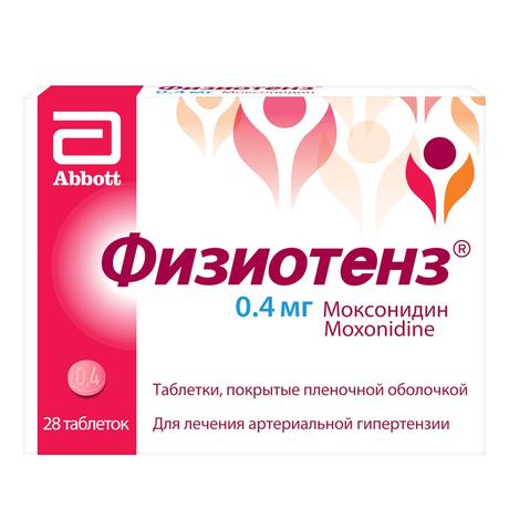 Фото Физиотенз, таблетки покрыт. плен. об. 0.4 мг, 28 шт.