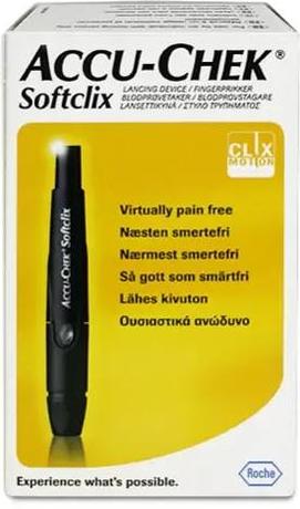 Фото  Accu-Chek Софтликс, ручка для прокалывания пальца (с 25 ланцетами)