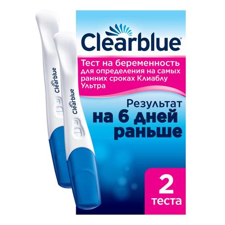 Фото Тест на беременность Clearblue Ultra, 2 шт.