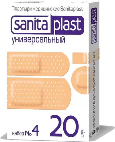 Фото Пластыри Sanitaplast, универсальный набор №4, 20 шт.