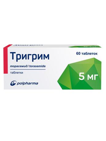 Фото Тригрим, таблетки 5 мг, 60 шт.