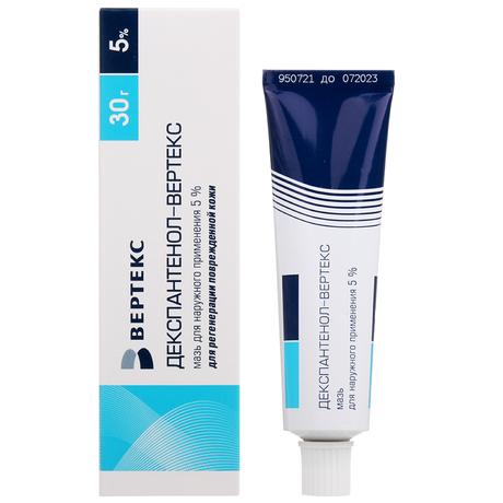Фото Декспантенол-Вертекс, мазь 5%, 30 г